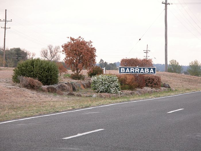 
The station nameboard now announces the town.
