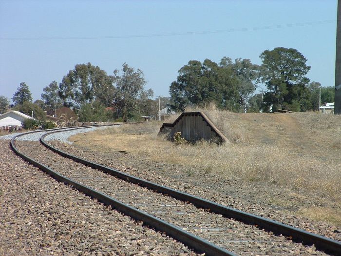 
The goods bank, looking southwards.
