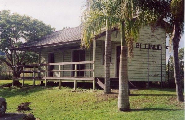 
The station building has been turned around and a verandah added.
