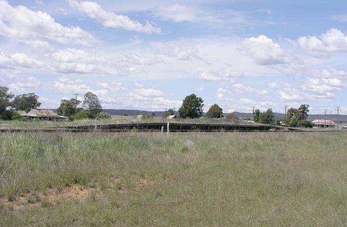 
The remains of the goods loading bank.
