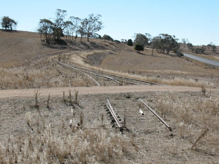 The view looking north.