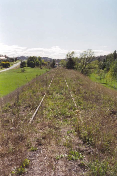 
The view from the end of the line look back towards the station.
