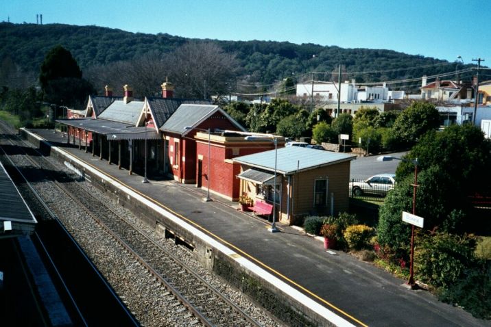 
The down-side platform, looking from the nearby road over-bridge.
