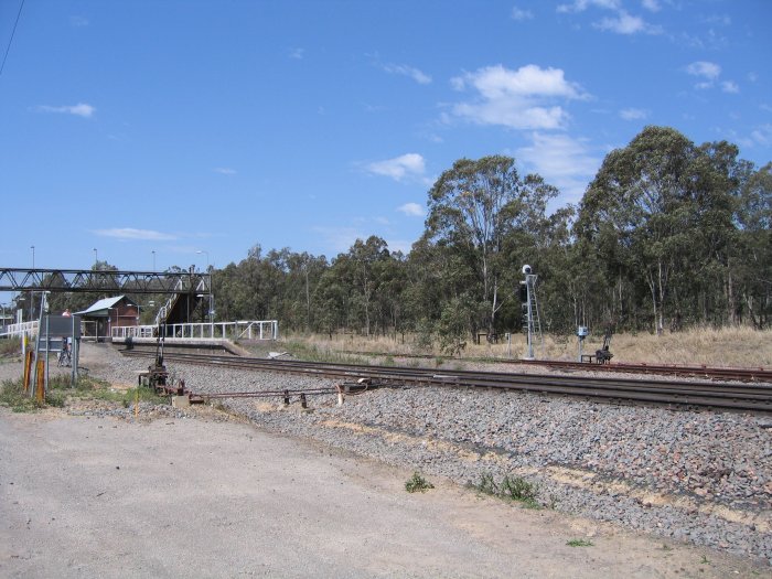 The view looking towards the down end of the station.