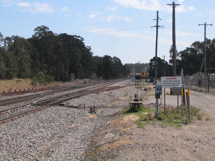 The perway siding releasing switch.