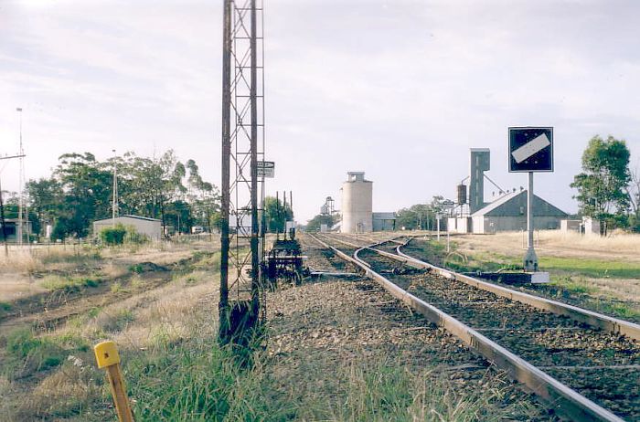 
The view looking north from the Down Home signal post.
