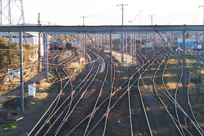 
The view looking south into Broadmeadow Yard.
