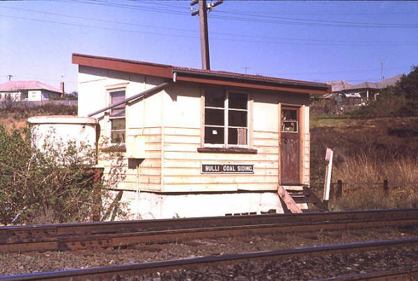 The signal box controlling access to the Bulli Coal Siding.