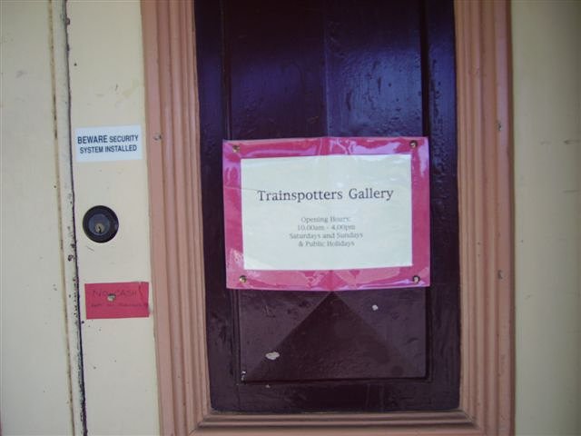 The station building is being re-used by a local gallery and craft shop.