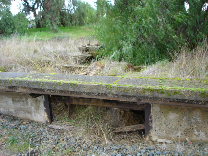 A close-up of the opening where connections from the points and signals reached the signal box.