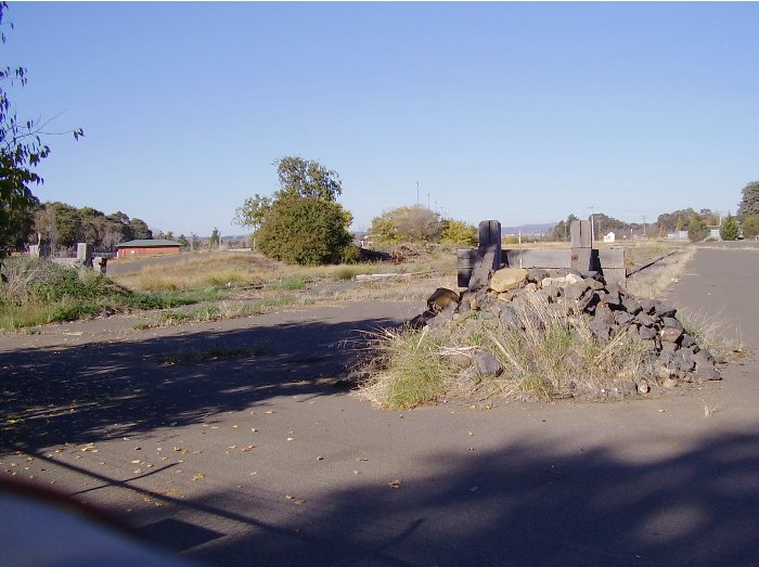 The dead end lines opposite the Canberra station.