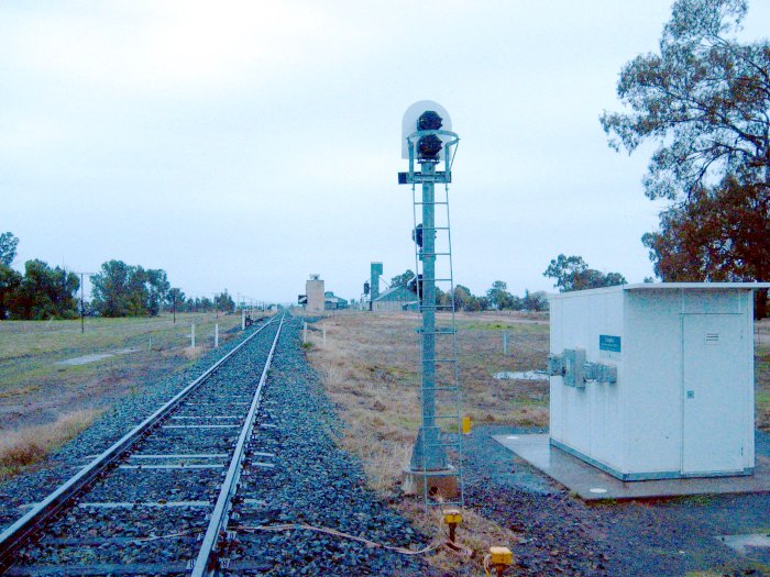 The view north from the southern end of the location.