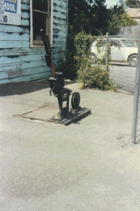 
The Carlingford A lever frame.
