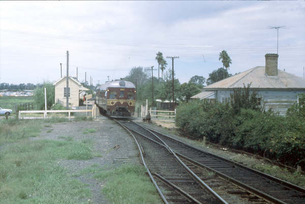 A standard weekday afternoon in 1981. Clarendon station was rather sleepy but still boasted a signal box and ground frame.