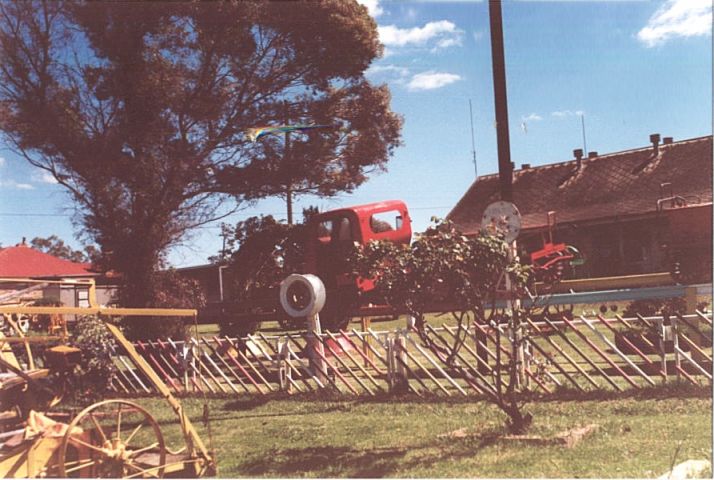 
Another view of some of the museum exhibits behind the station.
