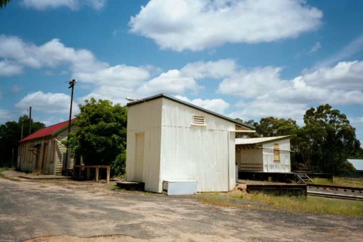 
The view from behind the station building.
