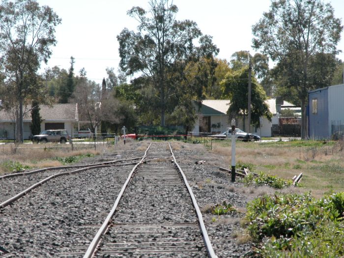 
Looking from the station towards the end of the line.
