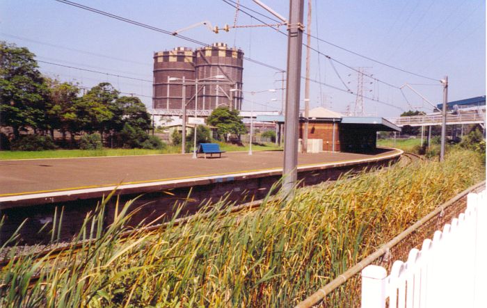 
The view of the platform looking down the line.
