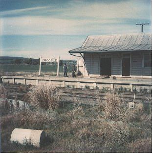 
A view of the one time up-side station
