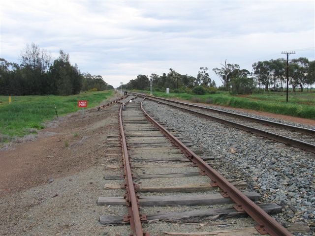 The view looking west towards Broken Hill.