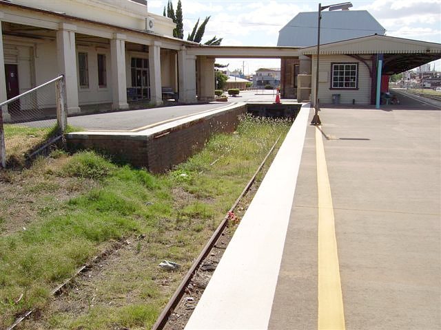 The dock platform at the Sydney end of the platform.