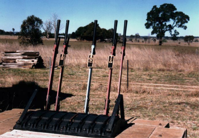 
A close-up of the 5 lever frame which controlled the yard.
