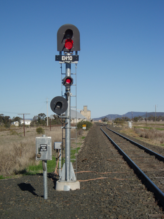 The Up Home signal with pushbutton controls to control the loop points.