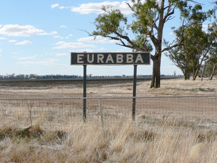 The former station sign now adorns a nearby property.