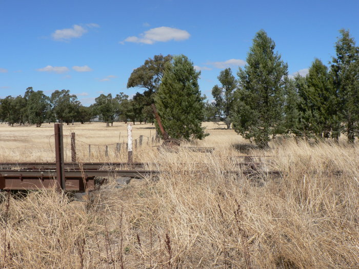 The A lever frame at the eastern end of the location.