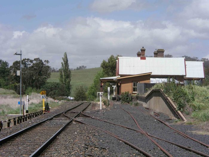 
The view from the western end looking towards the station and loading dock.
