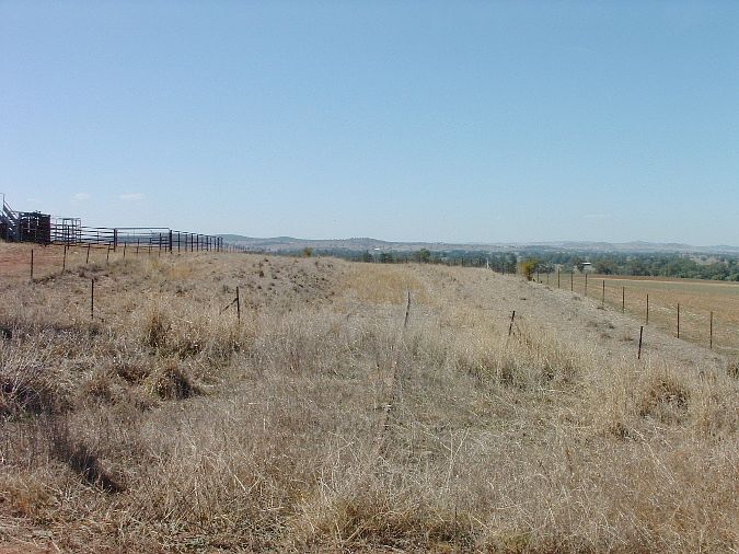 
The view looking east.  The remains of a cattle loader are just around the
corner.
