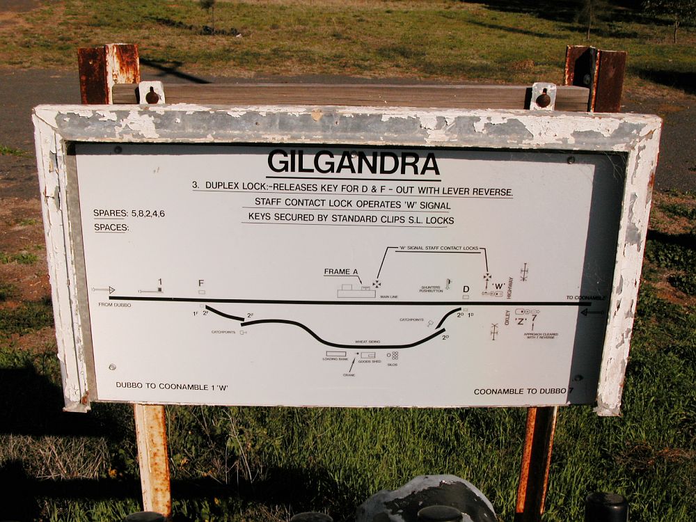 
The yard diagram.  The station and goods shed are no longer present.
