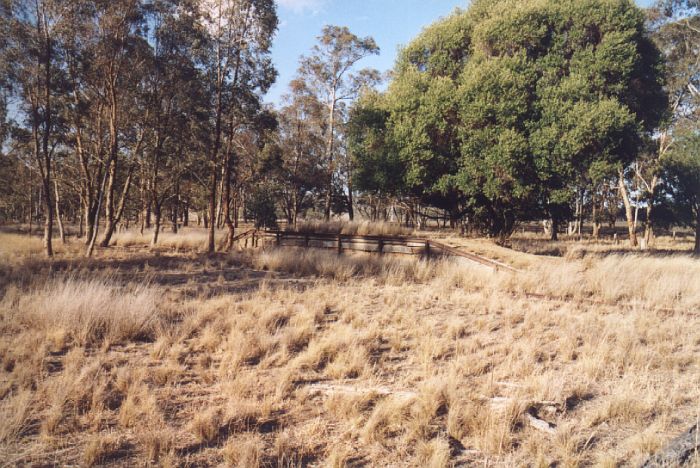 
Opposite the goods bank is the passenger platform, which has fared
somewhat better.
