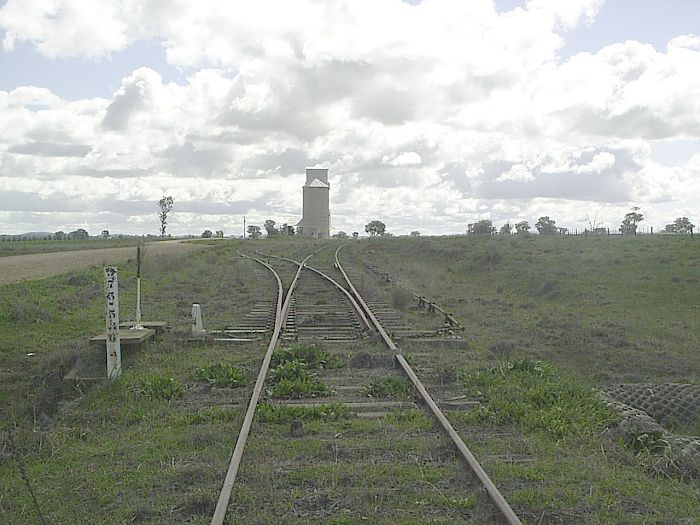 
The ground frame at the down end of the silo siding.
