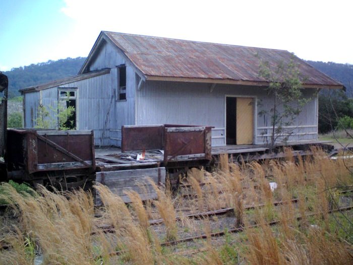 The goods shed is in good condition.