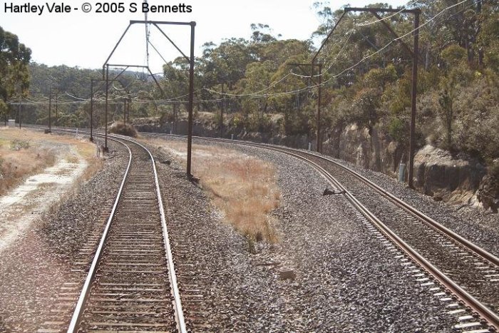 The view looking west of the location of the one-time station.