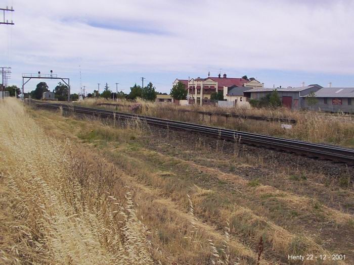 
The overgrown remains of the loading bank.
