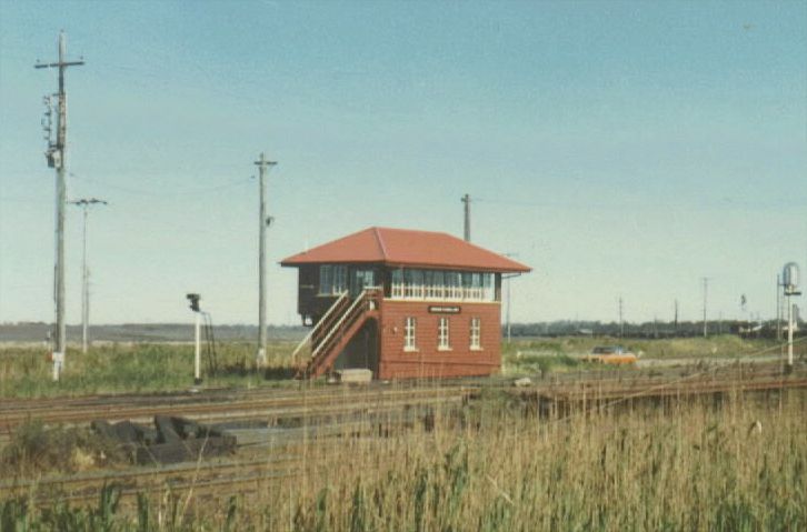 
Hexham Box controlled the junction to the Richmond Vale railway.
