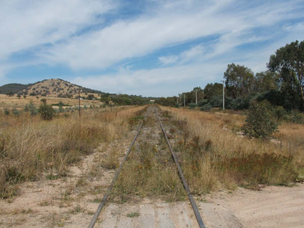 The view looking south towards Cooma.