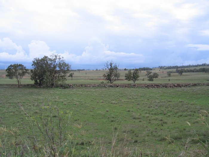 The remains of the formation from before the Main North was diverted around Lake Liddell.