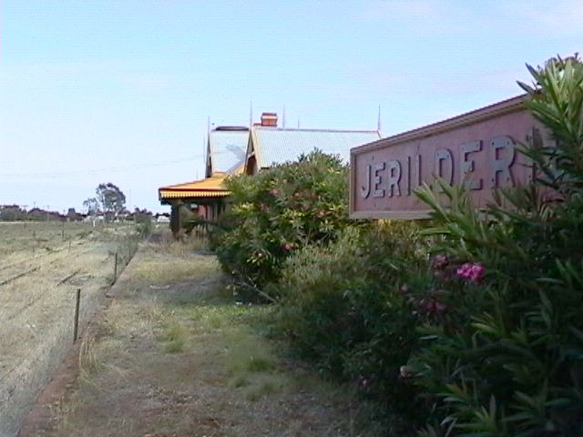 
The view looking along the platform towards Tocumwal.
