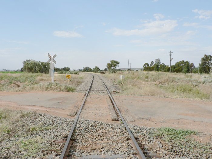 The view through the location looking west.