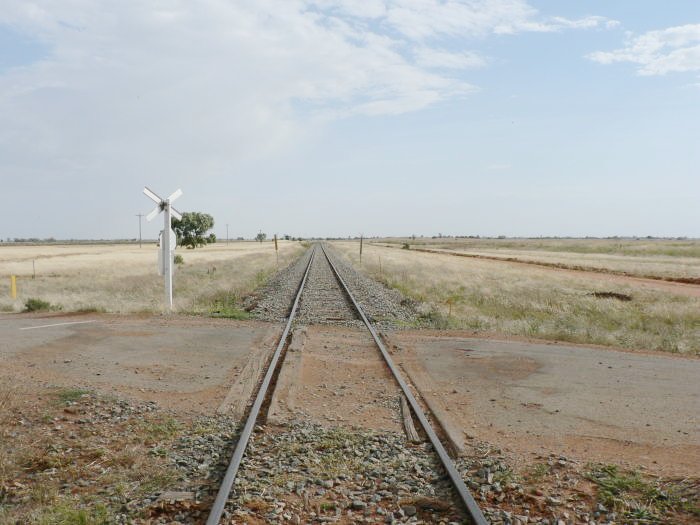 The view through the location looking east.