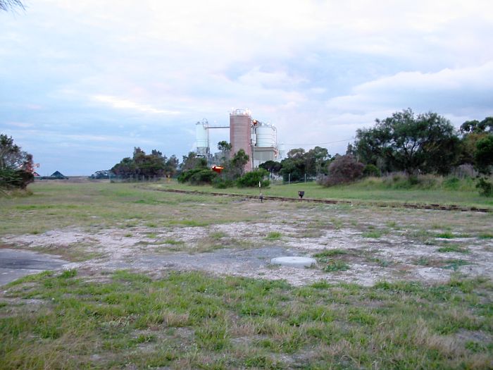 
A view of the Blue Circle Cement Works private siding.
