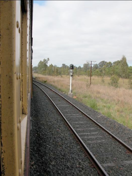 The southern end of the loop at Leevile.