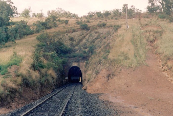 The Up end of the tunnel at Limbri.