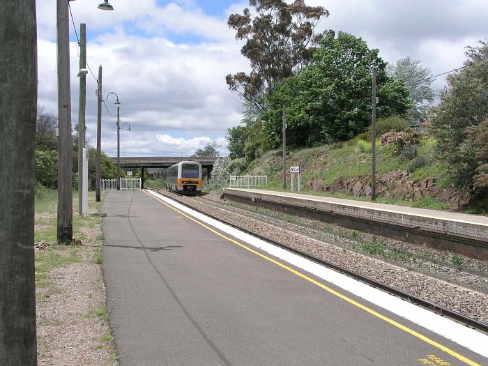 
An Endeavour set is approaching the station from the south.
