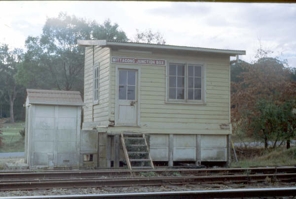 Mittaging Junction box was at the south end of the Picton-Mittagong loop line and was seldom used.