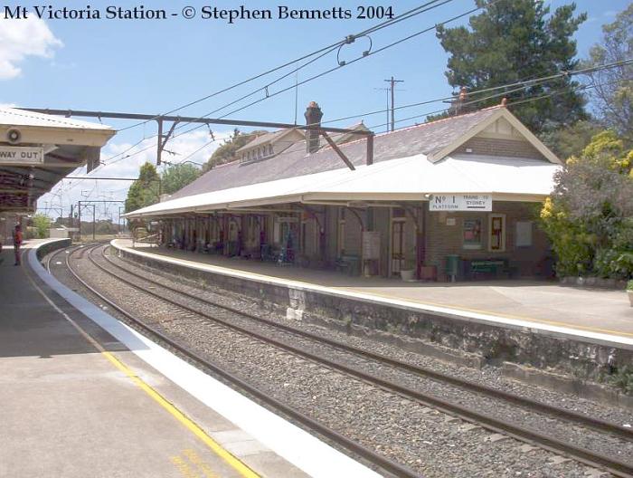 
The view looking across at the up platform and the old ballroom.
