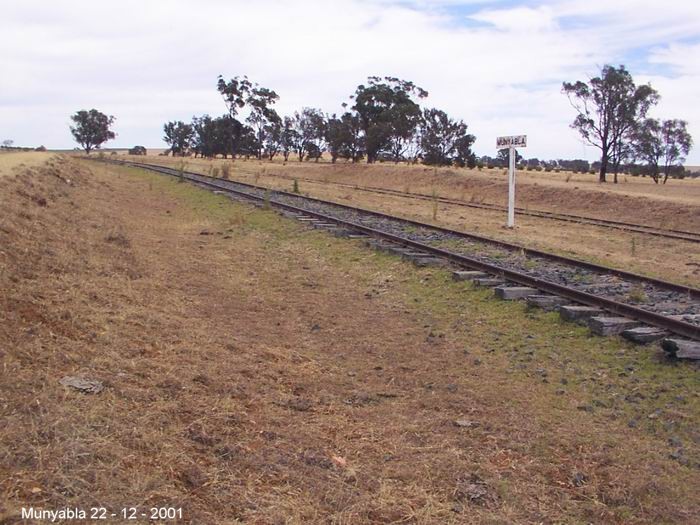 
The remains of the station platform and loading banks.
